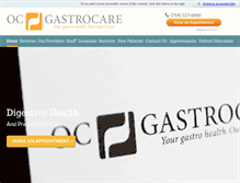 Tablet Screenshot of ocgastrocare.com